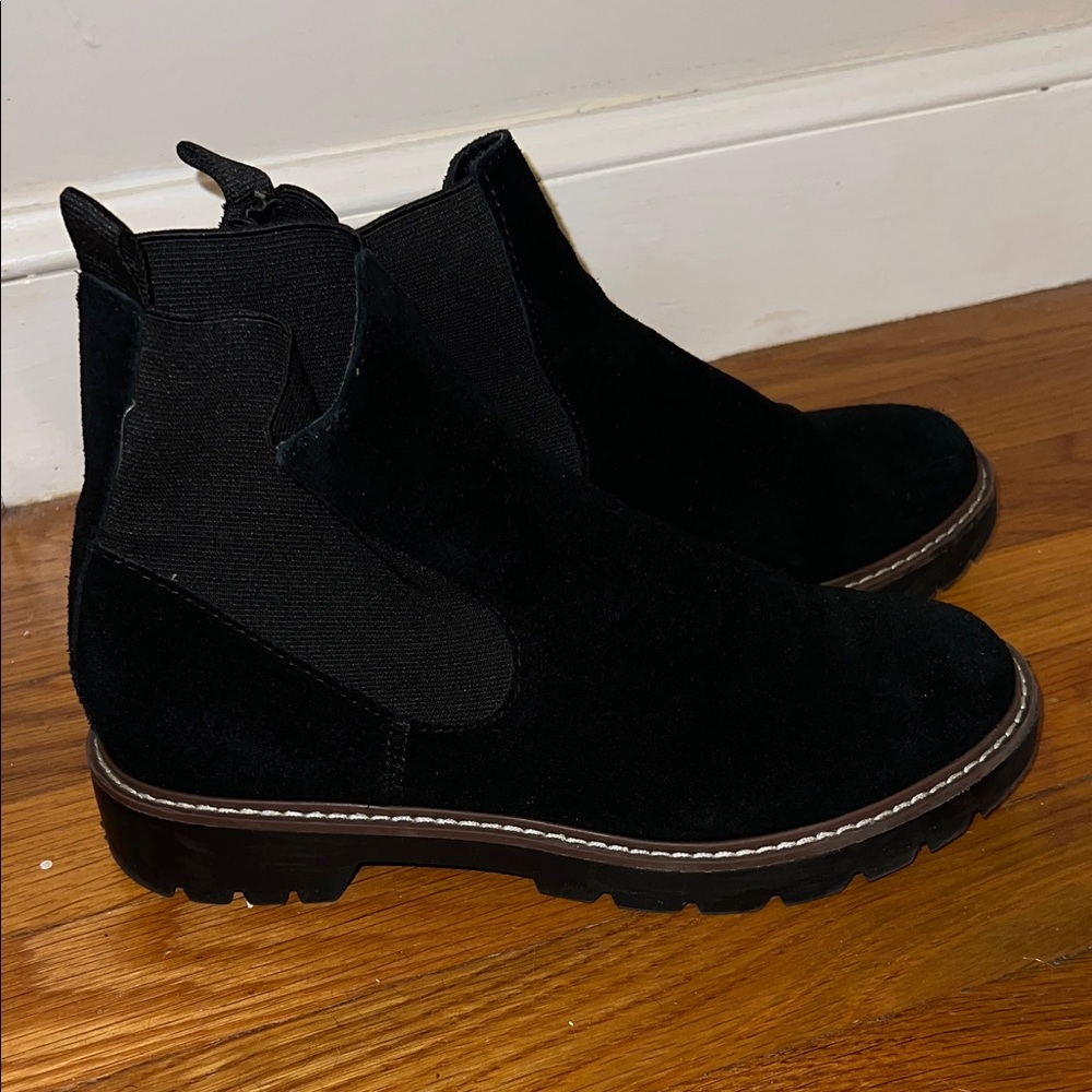 Dolce Vita Black Suede Ankle Boots